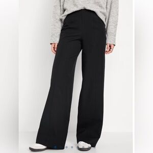 Old Navy high-waisted pull-on Pixie wide-leg pants, size small petite